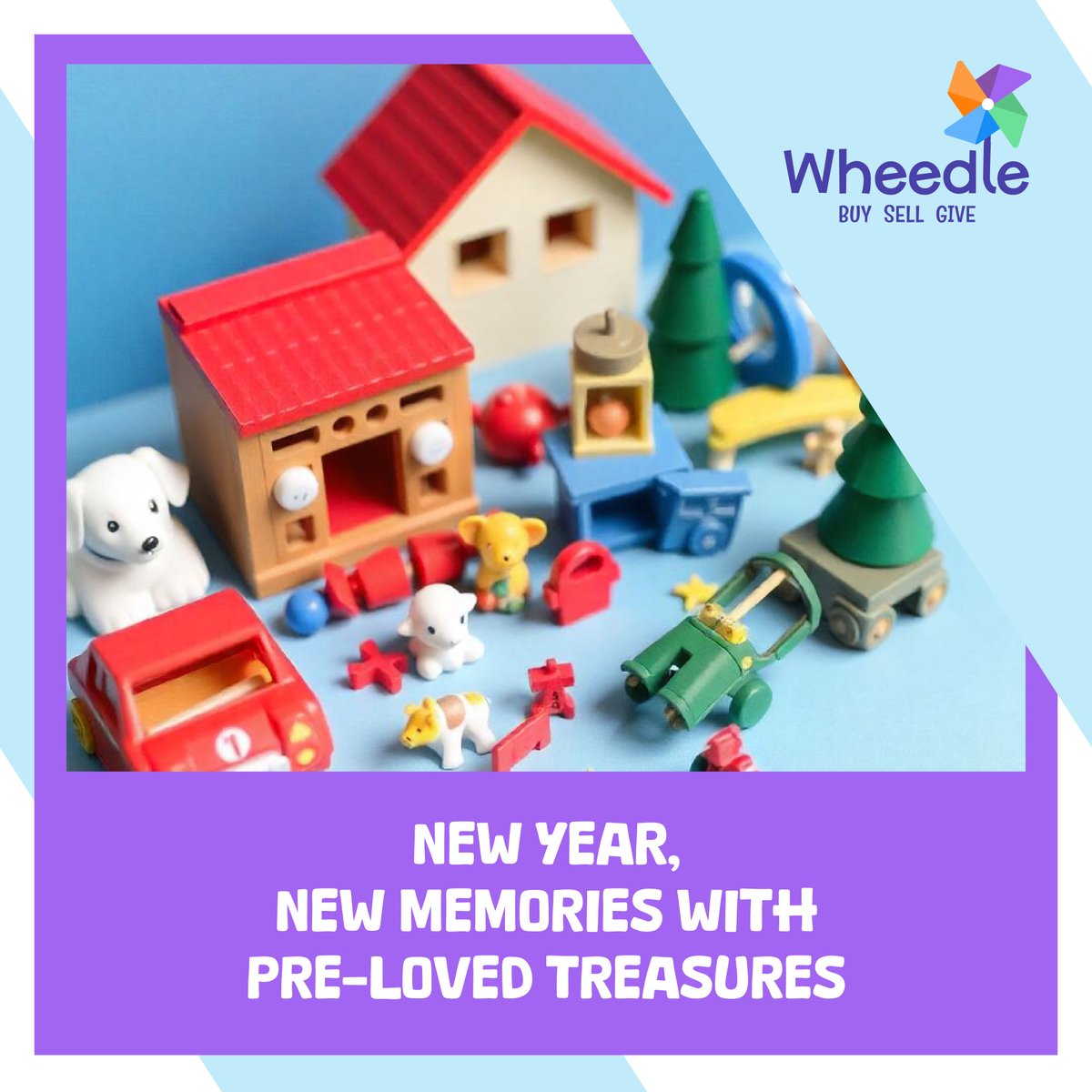 GoWheedle's tweet photo. Happy New Year from Wheedle!  Let's start the year by giving pre-loved baby items a new home. 
Here’s to fresh starts and giving pre-loved treasures a whole new life. https://t.co/DoduOFzqnm