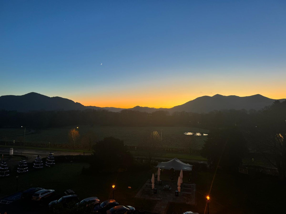Neil Grant (@grantie79) on Twitter photo What a beautiful start to the New Year 🌅 A stunning Winter Sunset over the Macgillycuddy’s Reeks from the <a href="/TheBrehon/">The Brehon Hotel & Spa Killarney</a> last night👌This Sunday sees us start the next phase of our room refurbishment at the Brehon, the full 4th Floor will get the Heritage treatment. #killarney 1/2 What a beautiful start to the New Year 🌅 A stunning Winter Sunset over the Macgillycuddy’s Reeks from the <a href="/TheBrehon/">The Brehon Hotel & Spa Killarney</a> last night👌This Sunday sees us start the next phase of our room refurbishment at the Brehon, the full 4th Floor will get the Heritage treatment. #killarney 1/2