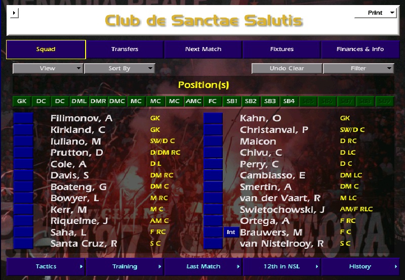 Here are the chosen one's. Hoping this team can get us a better finish than 14th where we ended last season. Plenty of new faces and with the good lord on our side, here's to a good season ahead #CMSL 🕊️