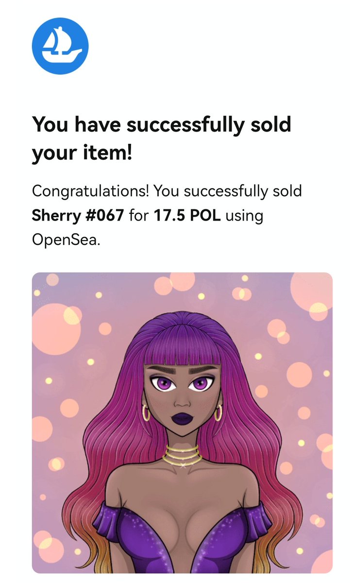 SherryNFTz's tweet image. OMG  SOLD 🔥🔥🔥
Congratulations dear friend @MetalheaDesq. 🎉🎉🎉
Thank you for your support again 💕
Your support means a lot to me. ❤️ Thank you very much🥰

#NFT #NFTcollections  #NFTProject #NFTArtist  #NFTsales