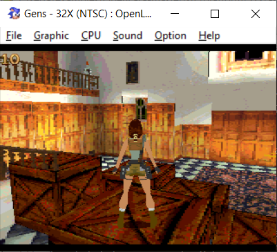 OldPirate11's tweet photo. Did you know that in the game #TombRaider for #Sega #32X there is Lara's house (gym)?

#Genesis #LaraCroft #TR1 #TR #OpenLara #Lara #XProger #sega32x #Mega32X #Genesis32X #SegaGenesis32x https://t.co/Oc2ZCR6n8Y