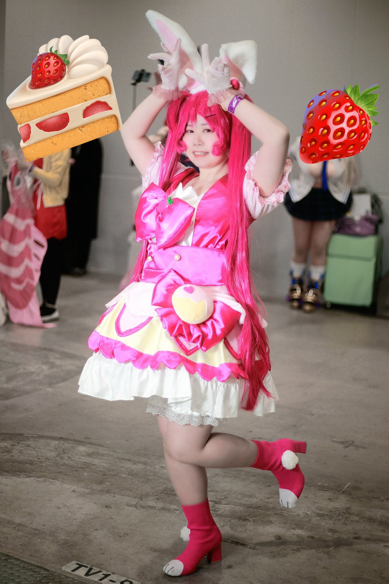 キラキラ☆プリキュアアラモード☆キュアホイップ コスプレWIG キラキラ☆プリキュアアラモード☆キュアホイップ コスプレWIG