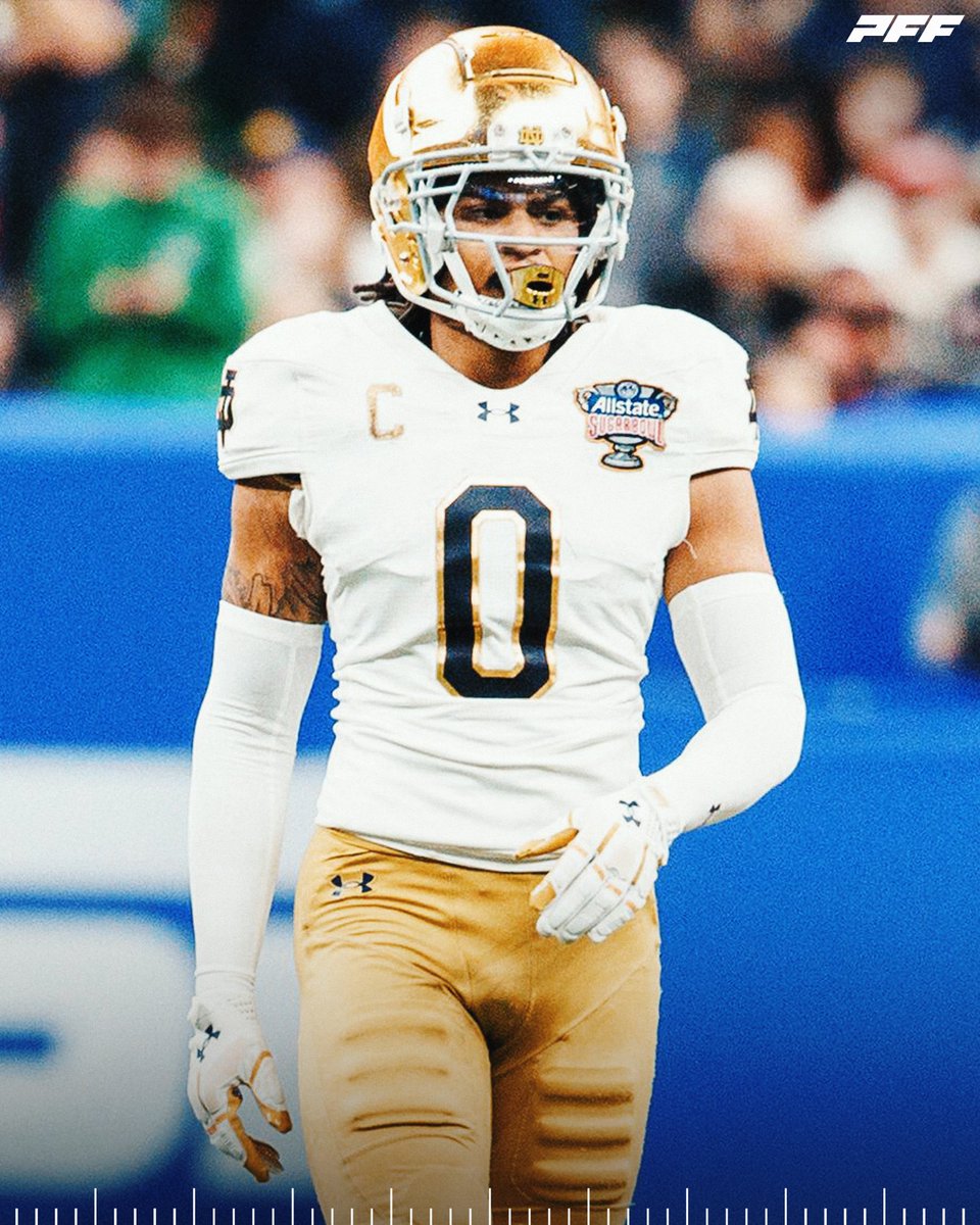 Notre Dame Safety Xavier Watts vs Georgia:

☘️ 37 Coverage Snaps
☘️ 1 Time Targeted
☘️ Zero Yards Allowed

<a href="/NDFootball/">Notre Dame Football</a>