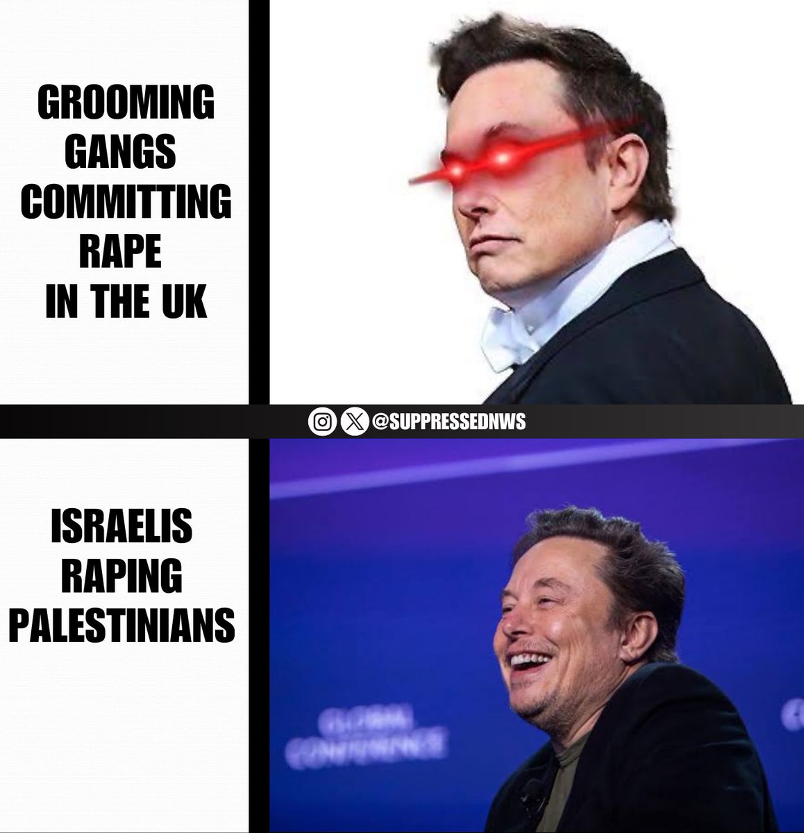 SuppressedNws's tweet image. Elon Musk be like: