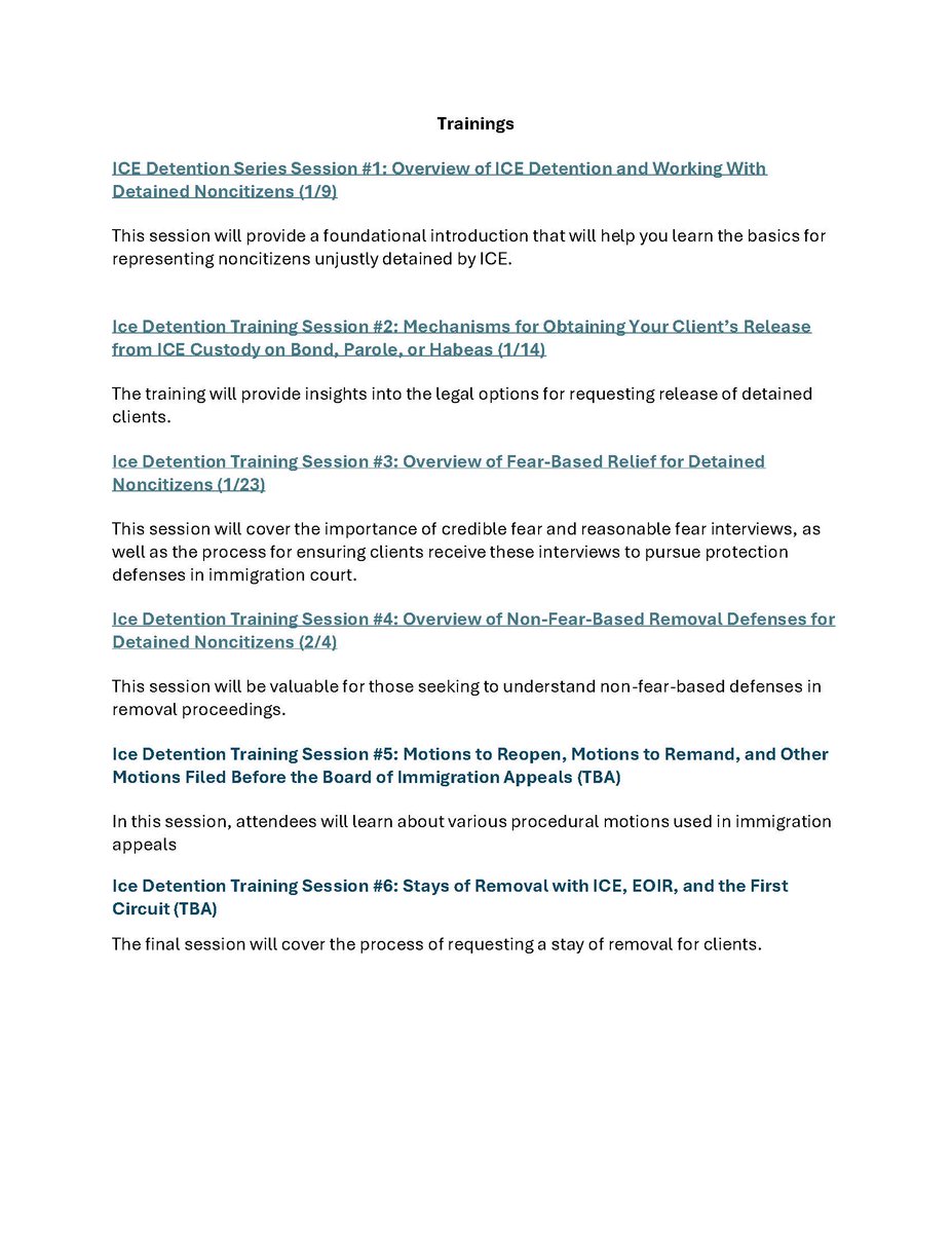 🚨NEW OPPORTUNITY

In collaboration with the PAIR Project, the the Boston Bar Association is hosting an ICE Detention Training Series. This series is aimed at providing crucial information and skills for attorneys of all practice and experience levels.