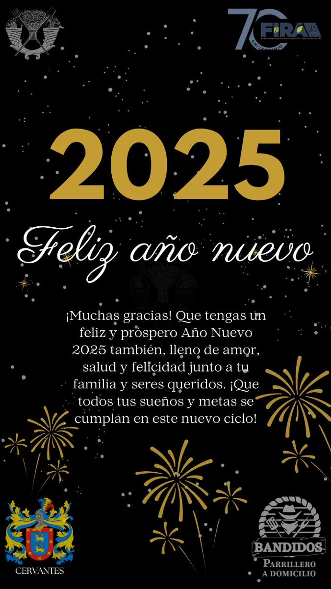RafaCervantesL's tweet photo. Que el 2025 sea un año de muchos éxitos en todos los aspectos de su vida... Salud y bendiciones 🙏🏻 https://t.co/vSnJ7YMZAk