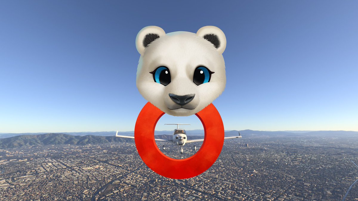 WhiteDearMonk's tweet image. で、どれがやねん！

実は #DA40 推し
#DA40NG 電子装備の白熊さん（妖怪っぽいけどな
#DA40TDI アナログ装備の猫熊さん
（翼端もちゃう

バグは、デブリミット2300丁度でも赤くなるNG。TDIはピタリと止まる。エンジン負荷は赤くなってもどうってことないから、#ASOBO も放置😅

#MSFS #MSFS2024 #XBOX