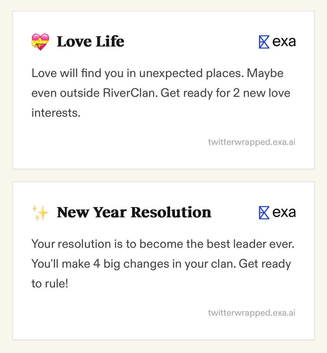 mvdarkstar's tweet photo. love life out of riverclan?! did mapleshade write this prediction? its not funny! also, im loyal to eeltail, and always will be. 

four big changes, huh? im curious. 
whatever makes me a better leader for my clanmates! https://t.co/YkxvOLrTAK