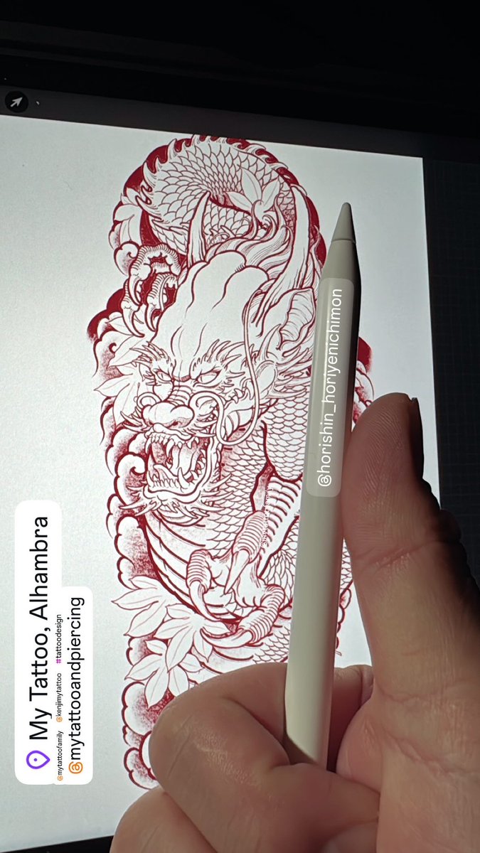 新しい下絵完成
.
#イラスト #イラスト好きさんと繋がりたい #デザイン #tattoodesign #dragondesign