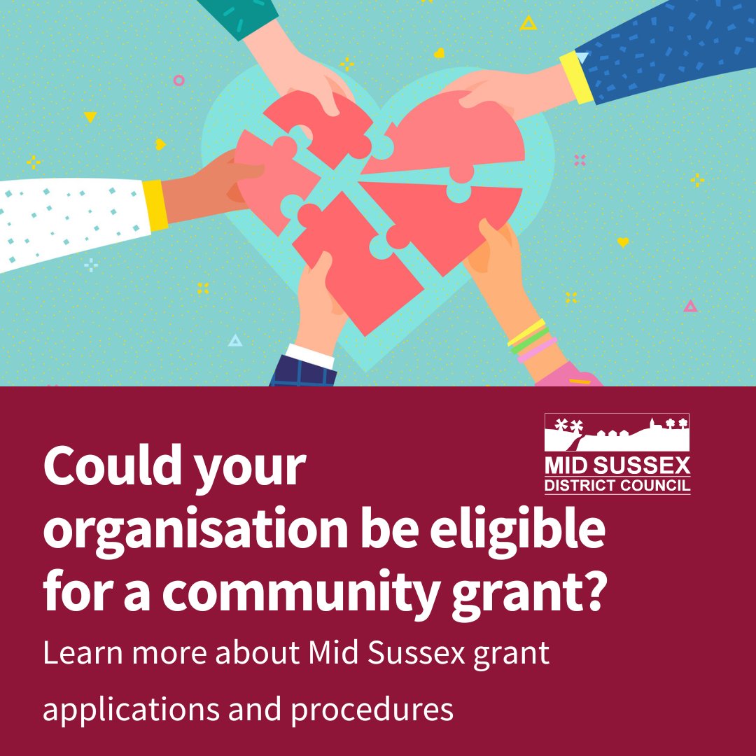 Could your organisation be eligible for a community grant?  Last month, nine community groups were awarded a combined total of £33,000 from our community grants budget. Deadline for applications is January 20 2025. midsussex.gov.uk/business-licen…