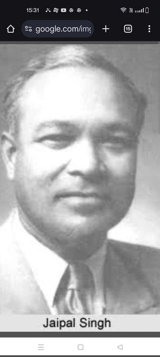 Tributes to Jaipal Singh Munda on his birth anniversary 3 Jan. He is a beacon of Adivasi's socio-political empowerment and pioneer in the field of Adivasi education.His efforts continue to inspire Adivasi leadership to work for a better quality life ofAdivasi.
#jaipalsinghmunda
