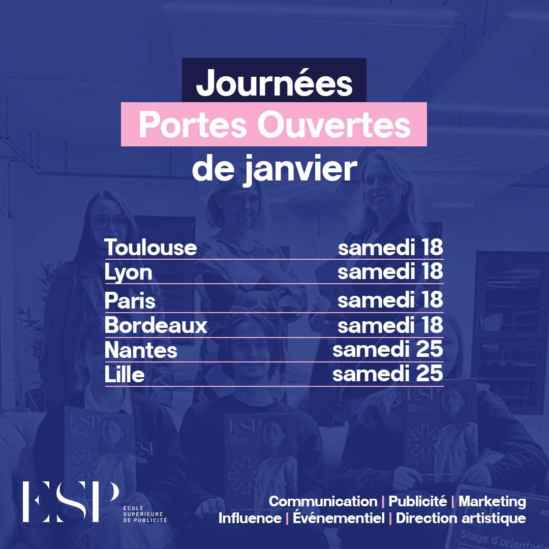 ⚡️ ESP | École Supérieure de Publicité tweet media