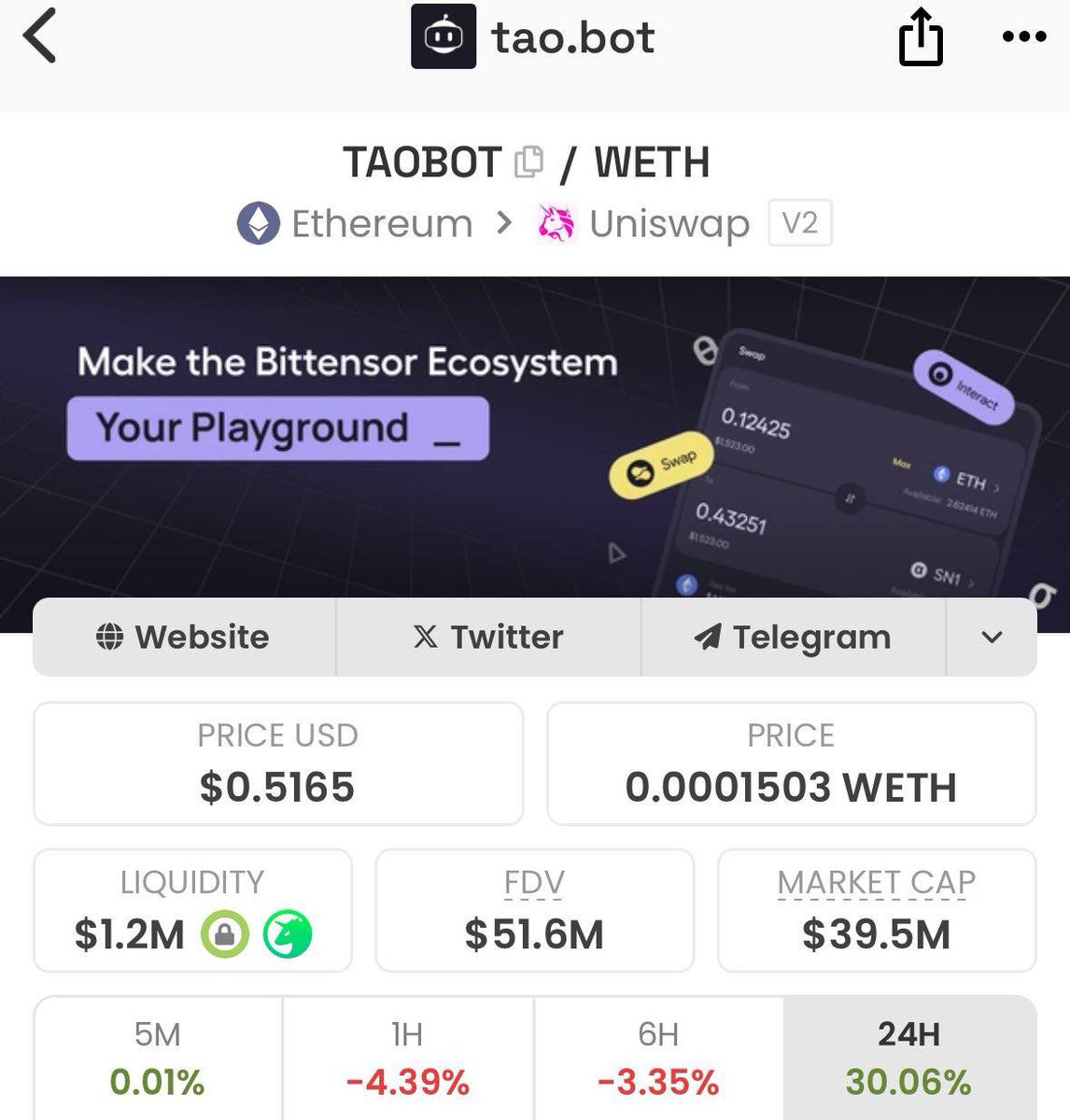 dallocrypto's tweet image. similar play, but way way higher mc

they are only $TAO focust. 
$Hotkey  haves a bigger focus and plan.
