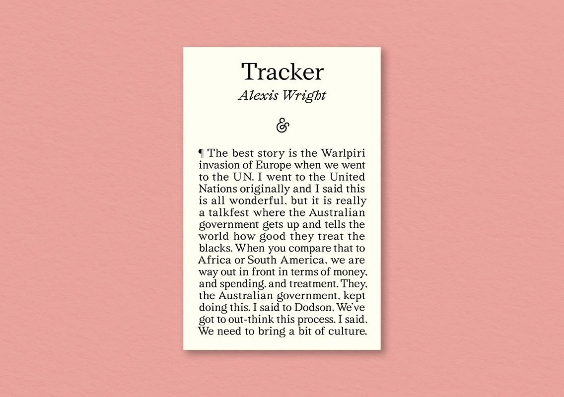 And Other Stories (@andothertweets) on Twitter photo ‘Wright tells the fascinating story of Tracker Tilmouth – an influential figure in the Australian Indigenous civil rights movement’
Tracker by Alexis Wright is a <a href="/Foyles/">Foyles Bookshop</a> January read! This extraordinary work of history publishes next week 💫
foyles.co.uk/further-readin… ‘Wright tells the fascinating story of Tracker Tilmouth – an influential figure in the Australian Indigenous civil rights movement’
Tracker by Alexis Wright is a <a href="/Foyles/">Foyles Bookshop</a> January read! This extraordinary work of history publishes next week 💫
foyles.co.uk/further-readin…
