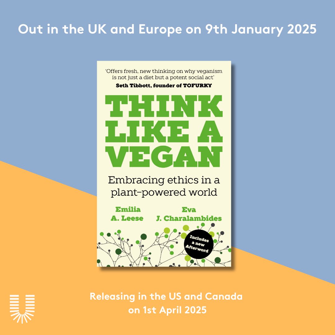 In six days, the 2nd ed of <a href="/ThinkLikeAVegan/">Think Like A Vegan</a> will be released by @unbounders in the UK/Europe and it’ll be in paperback. I spent part of this summer writing a new chapter - updating some info and reflecting on a number of things I learned since the book the hardcover