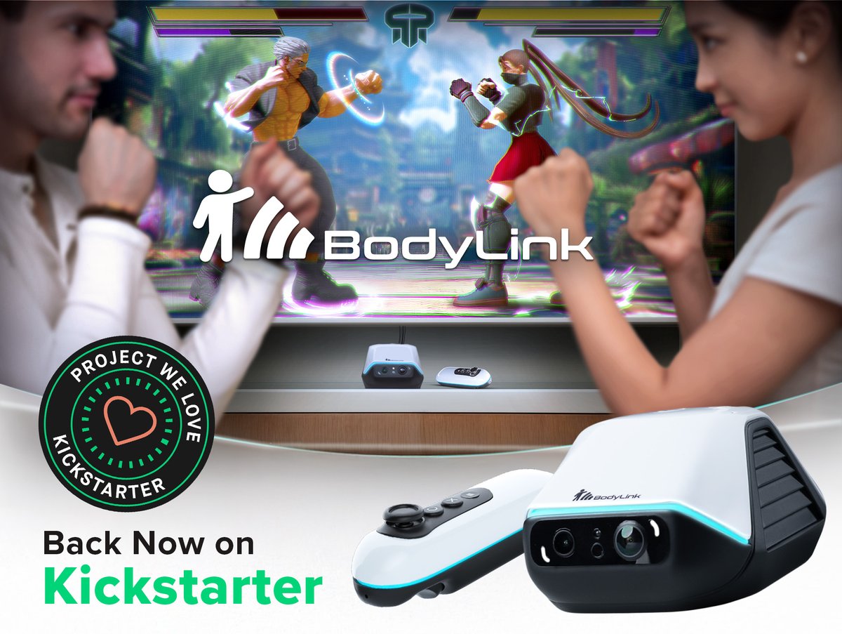 Kickstarter has named BodyLink a "Project We Love"! 💚 for “highlighting brilliant examples of creativity” WOW! Thank you so much for believing in BodyLink.

👉Back Now While Super Early Bird is still around: bit.ly/3BJePDb

#BodyLink #Kickstarter #ProjectWeLove