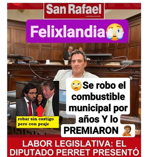#MENDOZA ACA TIENEN LOS PORQUE......DE LA CORRUPCION Y EL ROBO DE GUANTES BLANCOS.....
EN  #CORNEJOLANDIA Y #FELIXLANDIA
