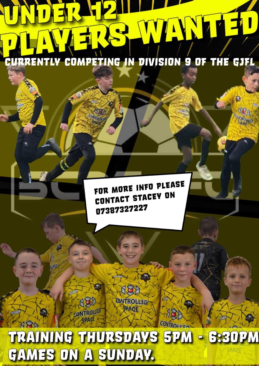 U12 boys year 7 at school looking for a few players to add to the squad.

If you know anyone get in touch. 

💛🖤💛🖤