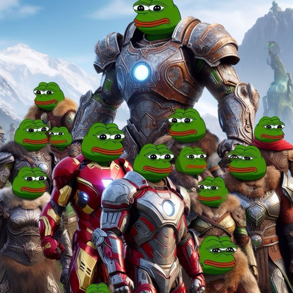 Pepeverse_XSol's tweet photo. We are PepeVerse. We are Legion. We do not forgive. We do not forget.

#PVRS #SOLANA https://t.co/KPALphRQLv