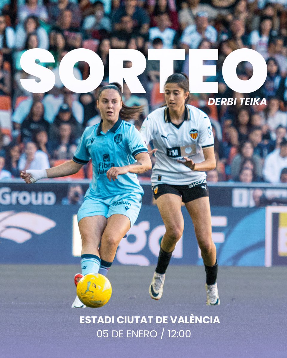 hablemosdellas's tweet photo. SORTEO DERBI TEIKA

Una entrada doble para asistir al Derbi Teika de este domingo 5 de enero! 

👉🏻Para participar seguid las instrucciones en nuestro Instagram!

Suerte💜 https://t.co/JMq6le4o2k