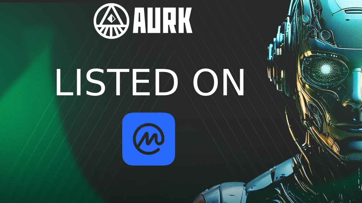🌟 Exciting News, Aurk Family! 🌟

We are thrilled to announce that Aurk AI is now officially listed on CoinMarketCap (CMC)!  

This marks a significant milestone in our journey to revolutionize AI accessibility and decentralization. Your unwavering support has brought us here,