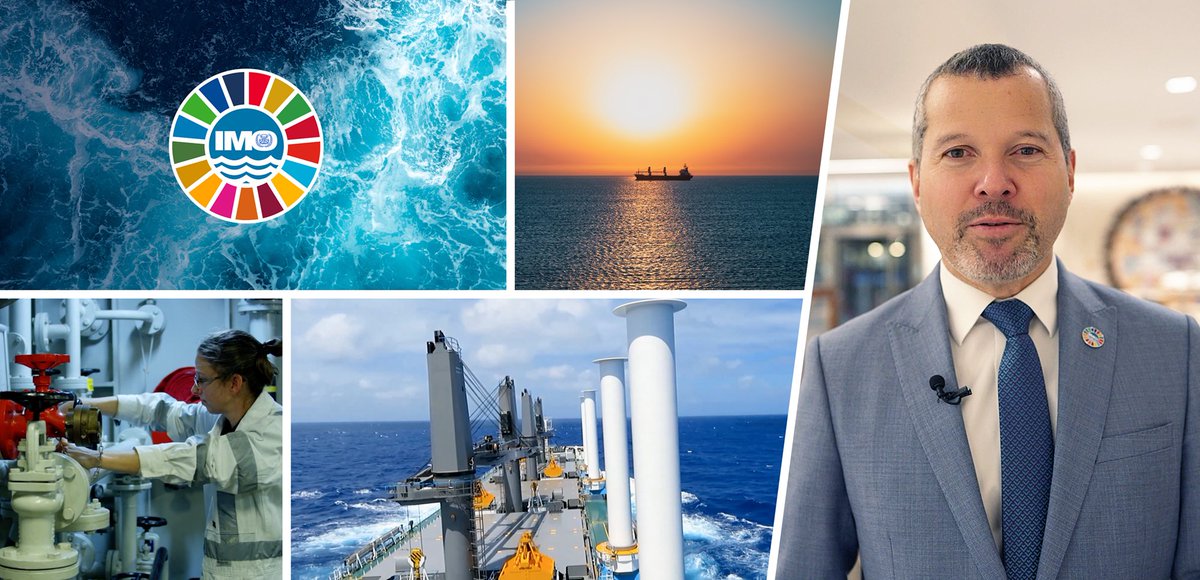 International Maritime Organization Secretary-General Arsenio Dominguez (<a href="/IMOSecGen/">Arsenio Dominguez</a> ) has highlighted key items on the IMO agenda for 2025. 
Find out about it here: tinyurl.com/3um3zw7c 
#2025Goals #Seafarers #Decarbonization #SDG5