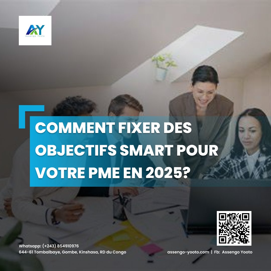 AssengoY's tweet image. 𝐏𝐫𝐞̂𝐭 𝐚̀ 𝐩𝐫𝐨𝐩𝐮𝐥𝐬𝐞𝐫 𝐯𝐨𝐭𝐫𝐞 𝐏𝐌𝐄 𝐞𝐧 𝟐𝟎𝟐𝟓 ?
Vous avez des projets ambitieux pour votre PME en cette nouvelle année? Définissez et appliquez la méthode des objectifs SMART

#objectifsSMART #objectif #PME #reussite #strategie #entreprise #assengoyooto