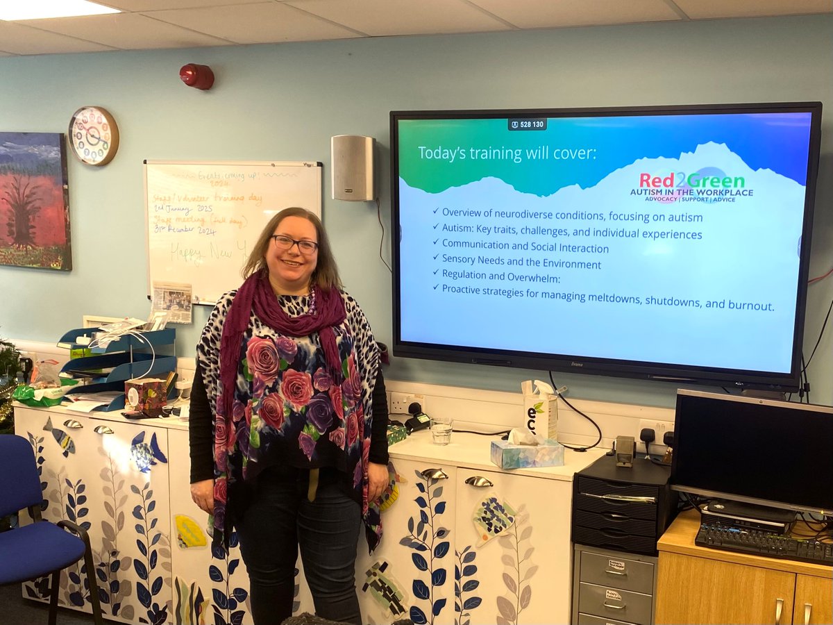 Camtrust Charity (@camtrustc) on Twitter photo An absolute pleasure to welcome Liz and Anna from Red2Green to Camtrust - to deliver an autism training session for our staff and volunteer team.
Camtrust and Red2Green are members of a Social Training Enterprise Group (STEnG). More information here: steng.org.uk An absolute pleasure to welcome Liz and Anna from Red2Green to Camtrust - to deliver an autism training session for our staff and volunteer team.
Camtrust and Red2Green are members of a Social Training Enterprise Group (STEnG). More information here: steng.org.uk