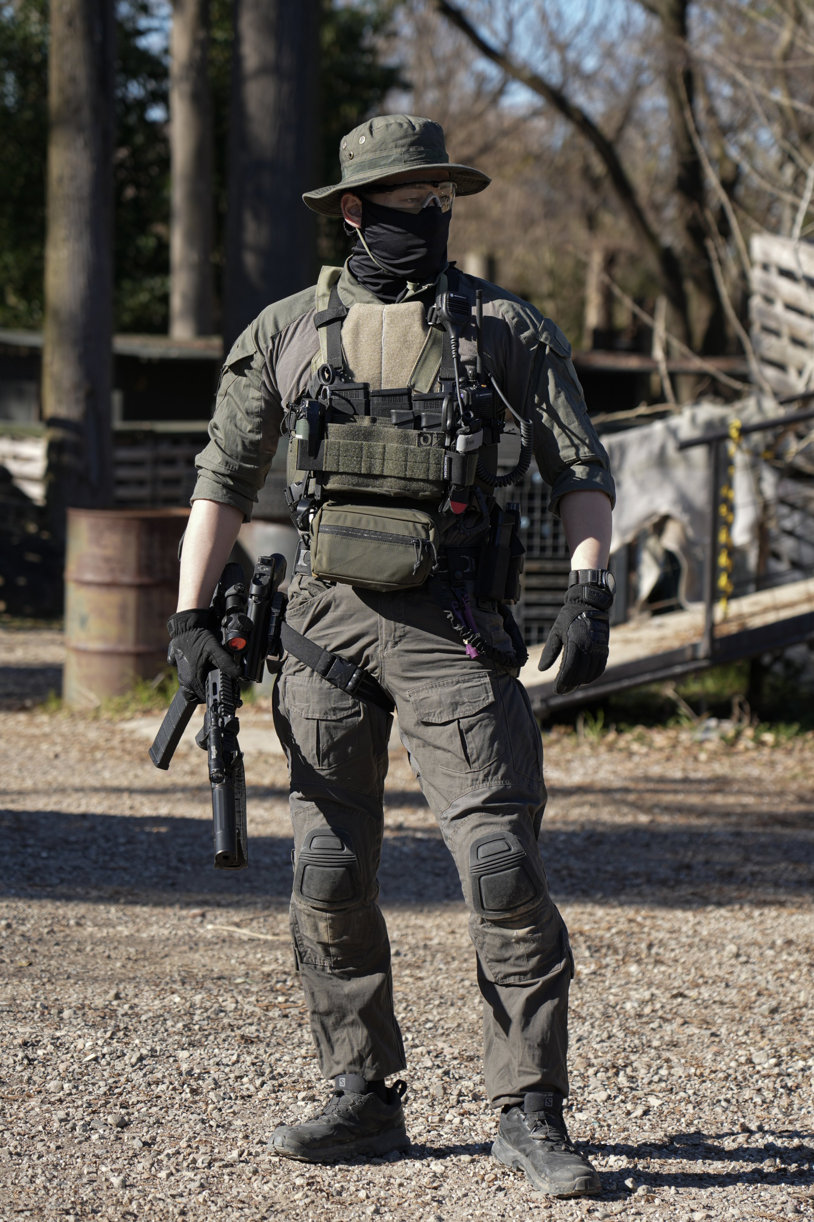 MRCプレート入り】SHEKKIN GEARS チキンプレートキャリア リアル