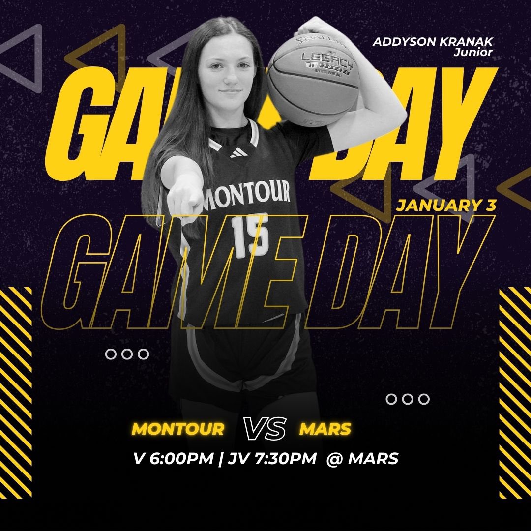 Tonight we head north to <a href="/marsbasketball_/">Mars Girls Basketball</a> for a doubleheader with <a href="/MontourHoops/">Montour Basketball</a>!!!!!!

Varsity 6 pm followed by JV at 7:30

<a href="/Coach_Jordan3/">Coach Jordan Giles</a> <a href="/whgazette/">West Hills Gazette</a> <a href="/hilltopspartan/">Montour High School</a> <a href="/MontourAthDept/">Montour School District Athletics</a> <a href="/MontourSD/">Montour School District</a>
