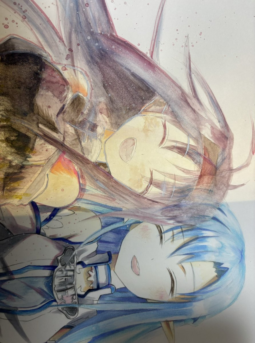 arty__ai's tweet image. saoのアスナとユウキを描きました⚔️

今年の目標
【感動を与える絵を描けるようになりたい】