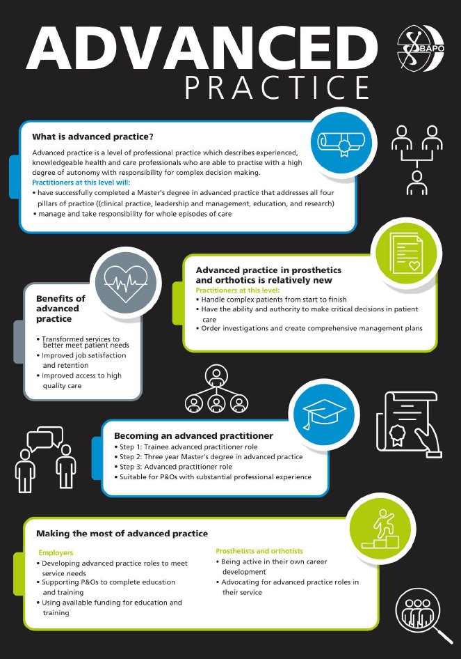 BAPO is pleased to launch a webpage focusing on Advanced practice which has information, guides, resources, and FAQ's Visit here:bapo.com/advanced-pract…
