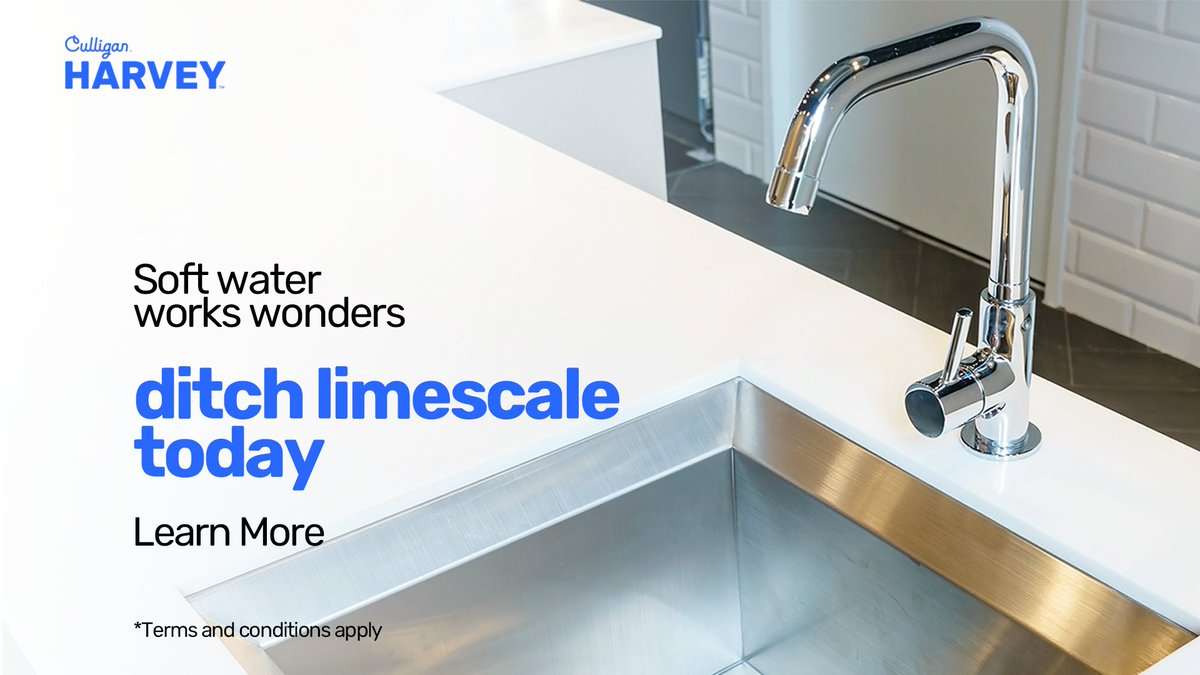 HarveySofteners's tweet image. ✨ Silkier Skin, Softer Hair, Sparkling Bathrooms! ✨

Transform your home with a Harvey Water Softener—enjoy luxurious baths, limescale-free surfaces, and long-lasting appliances. Claim £150 Off Today! T&amp;amp;Cs apply.

👉bit.ly/4gOf4vq

#januaryoffer #water