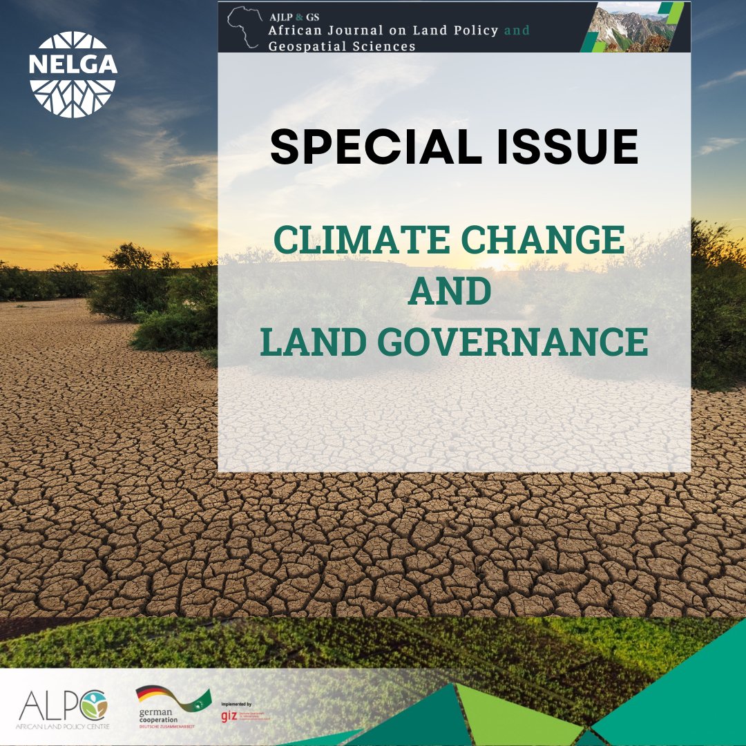New Release! The Special Edition of AJLP-GS on Climate Change &amp; Land Governance is out! 🌍🌿
<a href="/NELGA_AU/">NELGA</a> invites to explore insights on sustainable land use, climate resilience, &amp; policy frameworks in Africa!
🔗revues.imist.ma/index.php/AJLP…

#LandGovernance #Africa #AJLPGS #Research