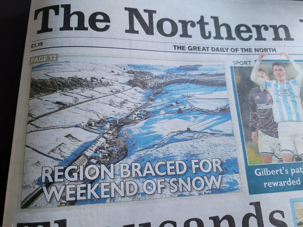 Now that's a headline a ⛷️🏂 likes to wake up to.... the promise of #snow 🤞
Find condition reports and how to join us for #skiing #snowboarding in #CountyDurham #Pennines on our website
skiweardale.com
