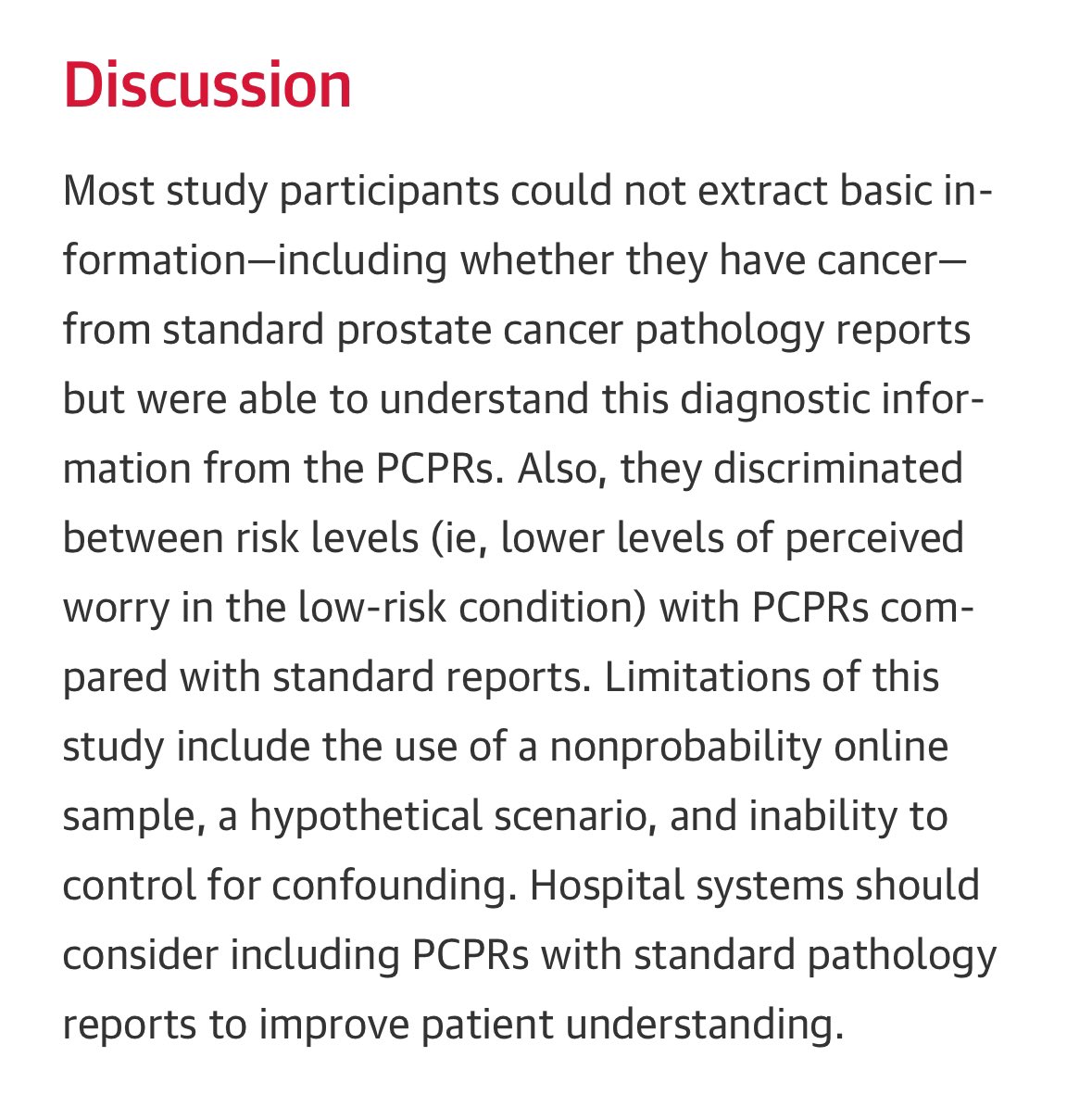 Matt Nielsen, MD (@m_e_nielsen) on Twitter photo 🎯🎯🎯 work from 🤩 <a href="/UMRogelCancer/">U-M Rogel Cancer Center</a> team showing impact of patient-centered path reports in context of new prostate cancer diagnosis
Practical, actionable work channeling goals of <a href="/theNAMedicine/">National Academy of Medicine</a> #DiagnosticExcellence initiative
jamanetwork.com/journals/jama/… 🎯🎯🎯 work from 🤩 <a href="/UMRogelCancer/">U-M Rogel Cancer Center</a> team showing impact of patient-centered path reports in context of new prostate cancer diagnosis
Practical, actionable work channeling goals of <a href="/theNAMedicine/">National Academy of Medicine</a> #DiagnosticExcellence initiative
jamanetwork.com/journals/jama/…