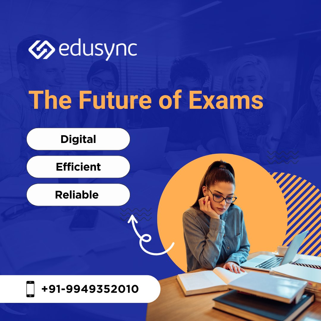 Edusyncsol's tweet image. Online exams are on the rise! 📚 Edusync’s advanced proctoring tech ensures secure, fair exams while automating results and simplifying evaluations.

Learn more: edusync.in/online-examina…

#OnlineExams #ProctoringTechnology