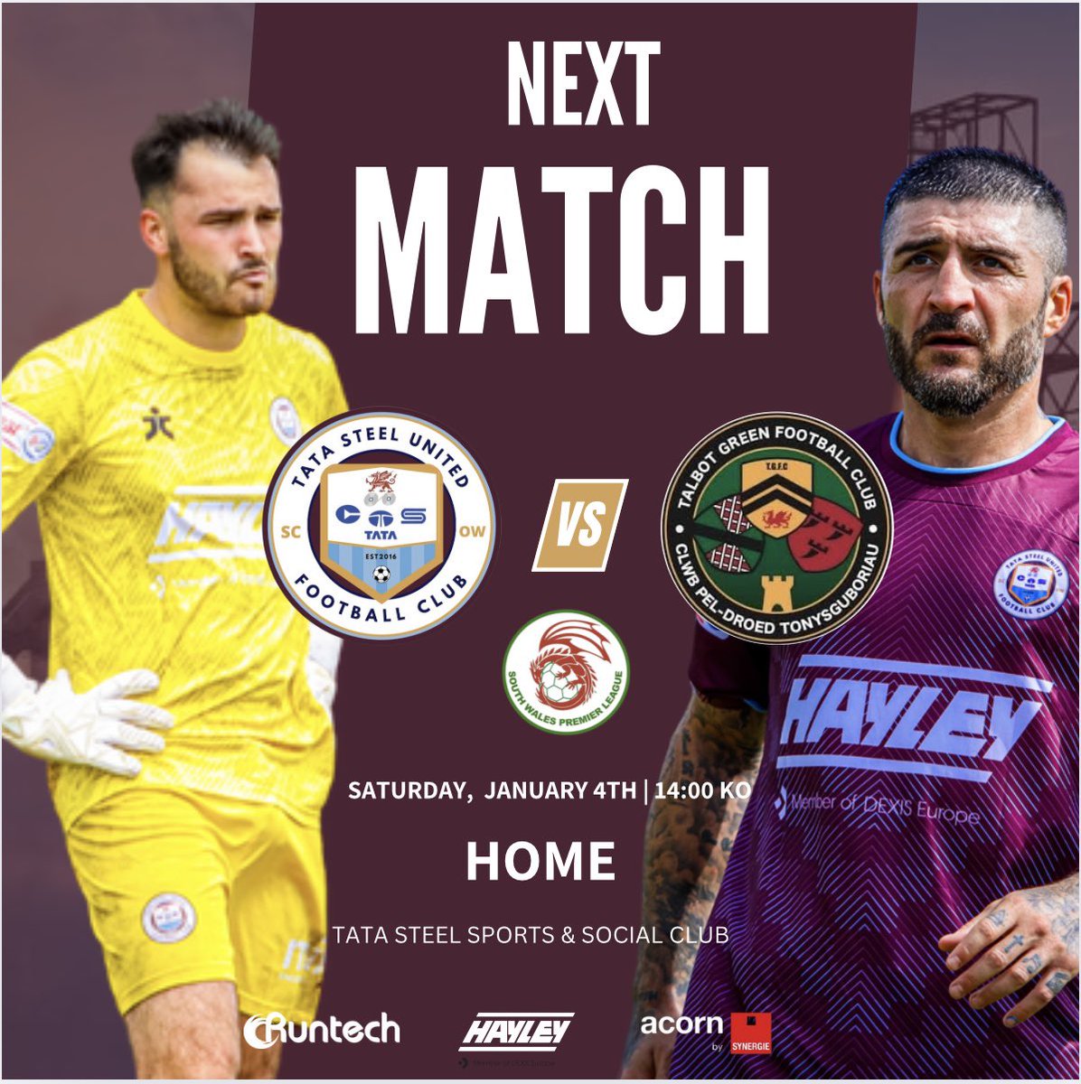 THE SCOW RETURN TO ACTION⚽️

Our first game of 2025 sees us host <a href="/TalbotGreenFC/">Talbot Green FC</a> at home, The scow will be looking to continue our good form against a side who caused difficulty in our first fixture 
Both card and cash payments are also available to pay on the gate
#UpTheScow