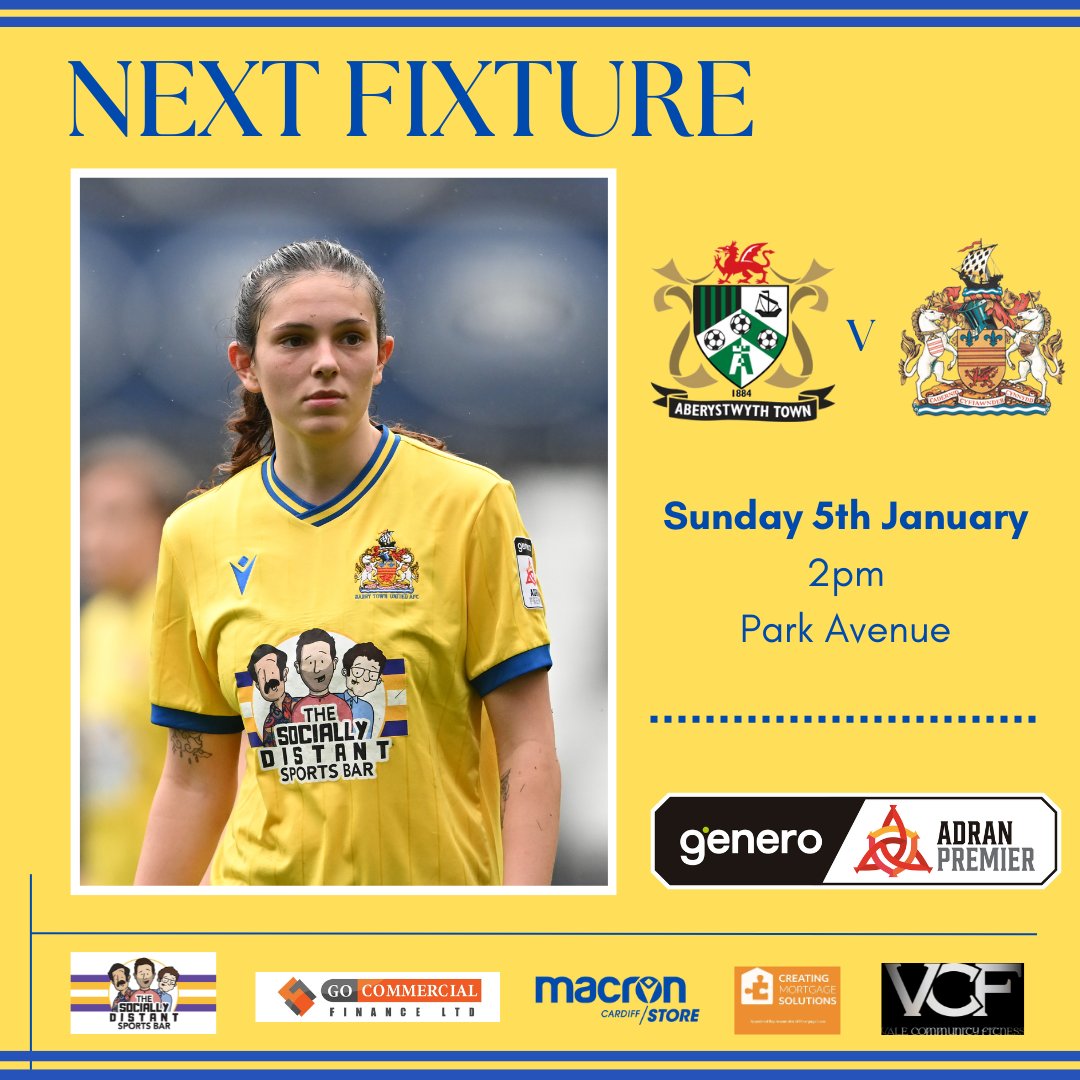 Barry Town Utd Women FC (@btuwomenfc) on Twitter photo π‘ππ«π§ π ππ§ππ
We kick off 2025 with an away trip to face <a href="/AberTownWomen/">Aberystwyth Town Women FC</a> in our latest Adran Premier fixture.
Join us for a 2pm kick off at Park Avenue <a href="/BarryTownFans/">Barry Town Fans π₯πΊπ¦π»</a> π‘π΅ π‘ππ«π§ π ππ§ππ
We kick off 2025 with an away trip to face <a href="/AberTownWomen/">Aberystwyth Town Women FC</a> in our latest Adran Premier fixture.
Join us for a 2pm kick off at Park Avenue <a href="/BarryTownFans/">Barry Town Fans π₯πΊπ¦π»</a> π‘π΅