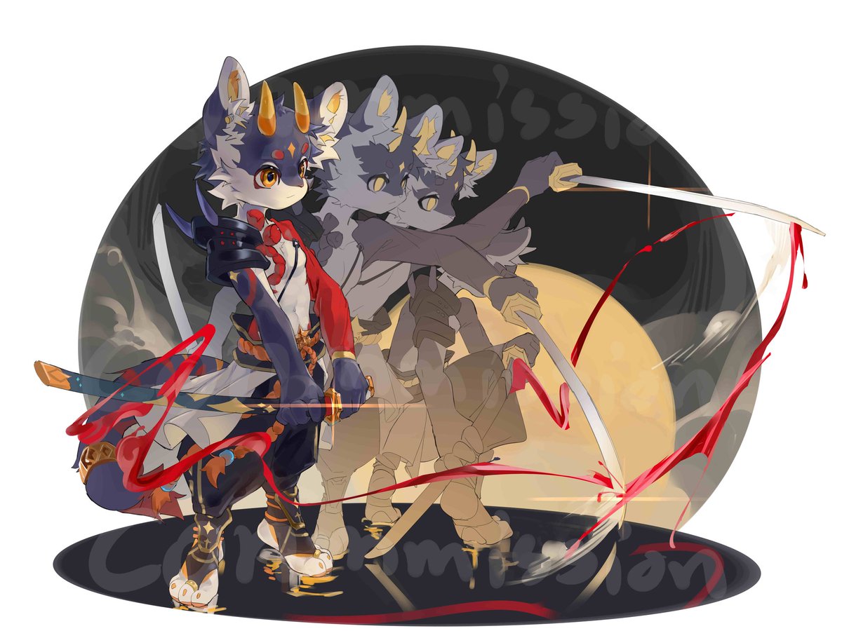 【委托勿用】刀光剑影中
金主大大是<a href="/Parrish_orz/">Parrish</a>！
#furry