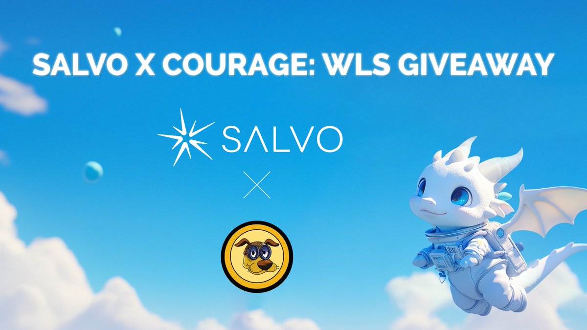 Salvo Games (@_salvo_official) on Twitter photo Dear Salvo Gamers:
Gwoof! We have partnered with the No.1 Memecoin on Movement @CourageMove for a New Year giveaway:
🌟 2 Free-mint Courage NFT WL
🌟 $CMD Airdrop
Complete the simple task below for a raffle:
1⃣ Follow <a href="/_Salvo_Official/">Salvo Games</a> and @CourageMove
2⃣ RT + like this post
3⃣ Dear Salvo Gamers:
Gwoof! We have partnered with the No.1 Memecoin on Movement @CourageMove for a New Year giveaway:
🌟 2 Free-mint Courage NFT WL
🌟 $CMD Airdrop
Complete the simple task below for a raffle:
1⃣ Follow <a href="/_Salvo_Official/">Salvo Games</a> and @CourageMove
2⃣ RT + like this post
3⃣