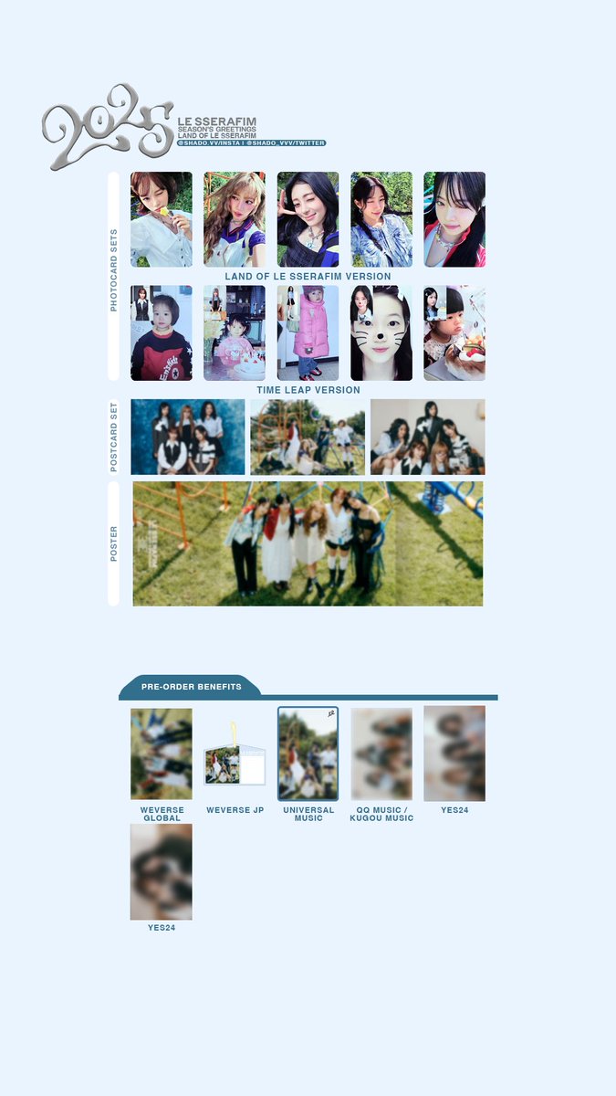 030125 - LE SSERAFIM - Season's Greetings 2025 'Land of Le