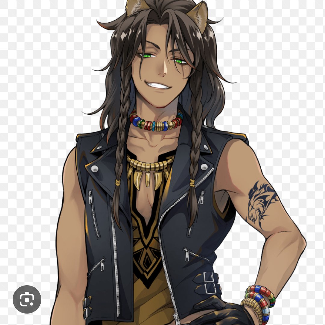 レオナくん、まだ試着の段階ですが速報ですよ🦁
ワイルドでしょう😺

背景が残念ですが、暖房がある部屋はここと寝室くらいなので今は許してください。
アクセサリーはあとでゆっくり作ります。
＃レオナ #ツイステ　
今からイデアくんの衣装の設計始めます。