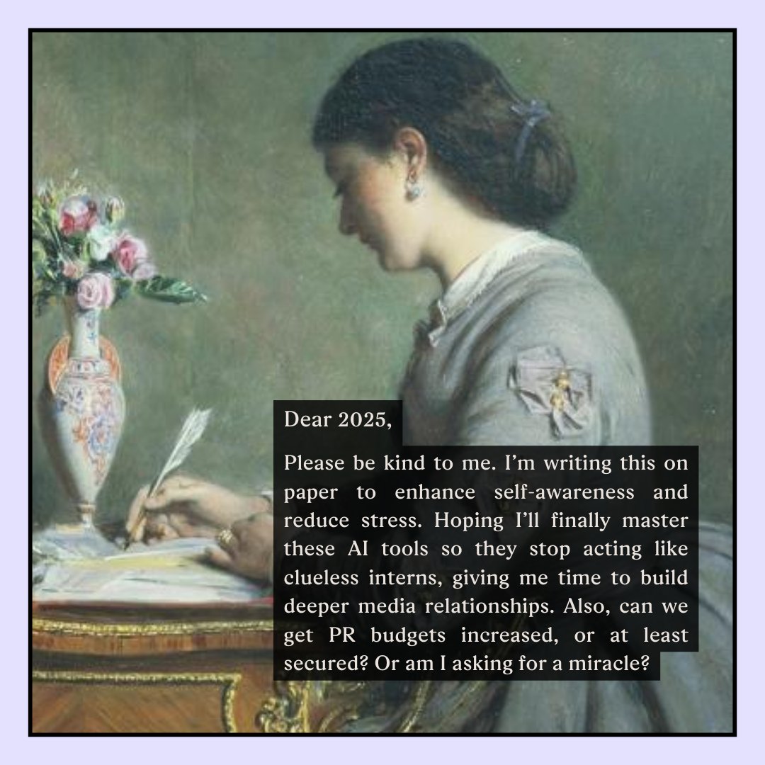 Please, 2025, be good to PR pros.
.
.
.
.
They’re the magicians behind the headlines, the calm in every crisis, and the wizards of hyper-personalization. Give them the tools ✨like Prowly✨ to conjure results without sacrificing their sanity or their caffeine supply. They’ve