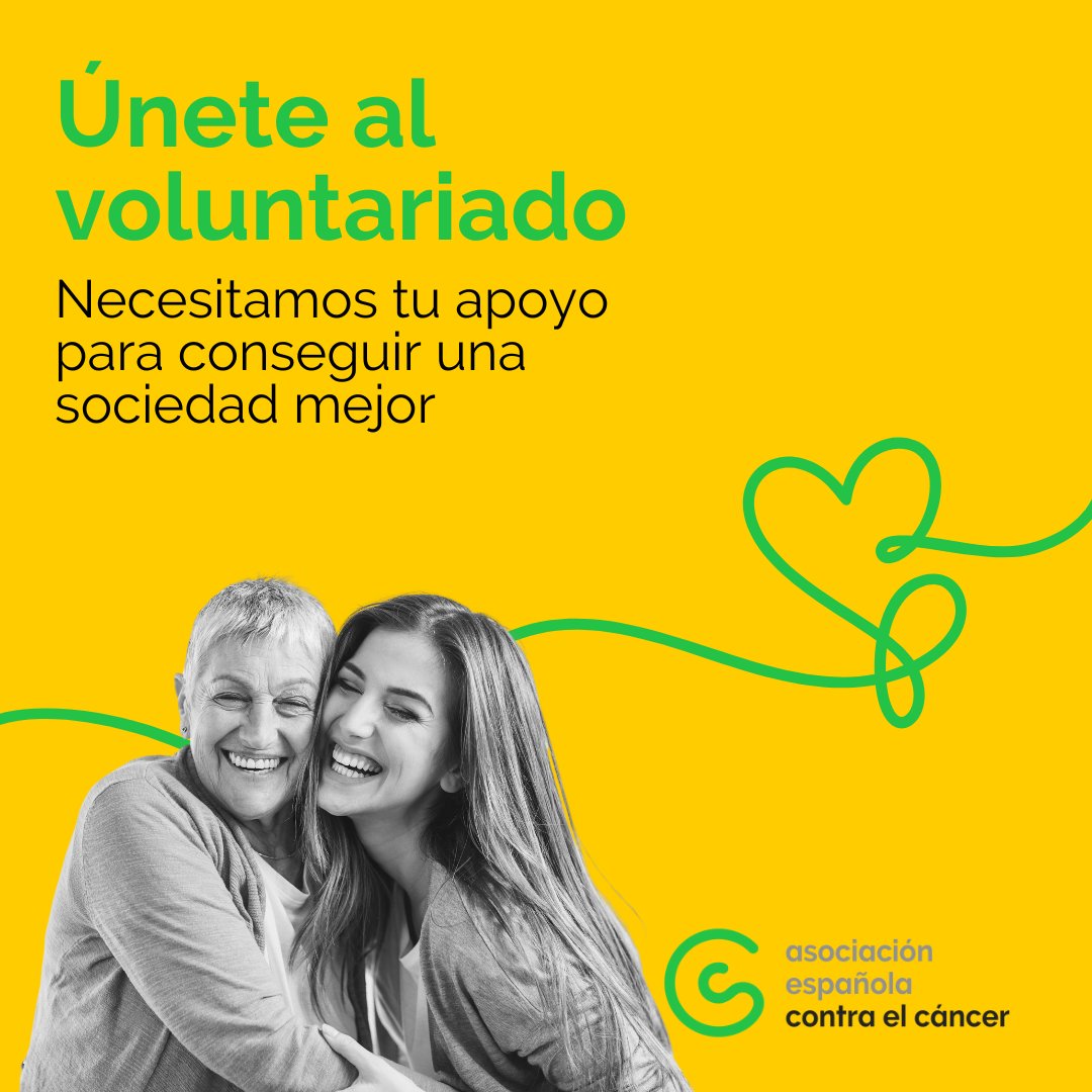 contracancerPAL's tweet photo. Únete al voluntariado de la AECC  de forma puntual o recurrente o bien de forma presencial y online. Además, puedes elegir el tipo de intensidad con la que quieres realizarlo y si quieres estar en contacto directo con pacientes de cáncer.https://t.co/pzXP8JBlVL https://t.co/MXY6MjOdsL