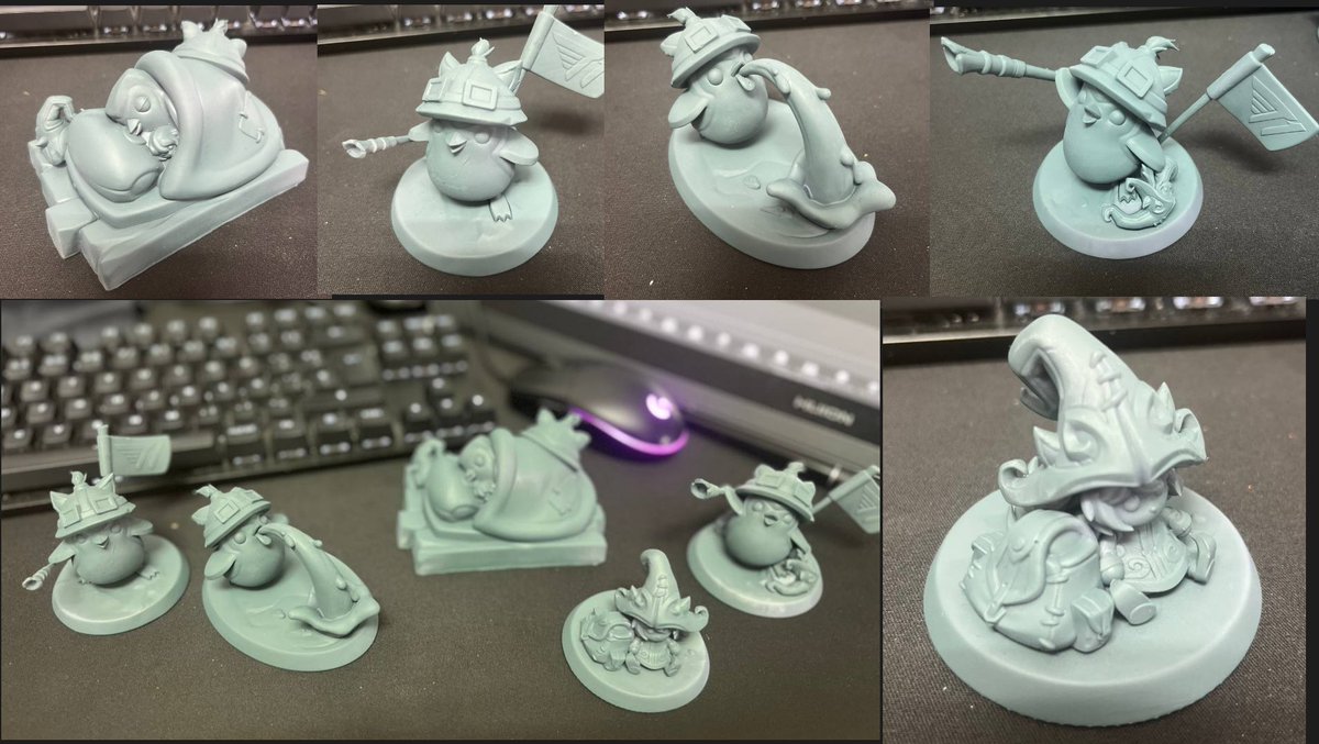 This Christmas I wanted to make a handmade gift to my girlfriend, Based on penguins that she loves (based on tft penguins) and lulu her favorite character. Also I wanted to narrate small things that happends during the year like go worlds to see T1 at London: Result &amp; Print👇