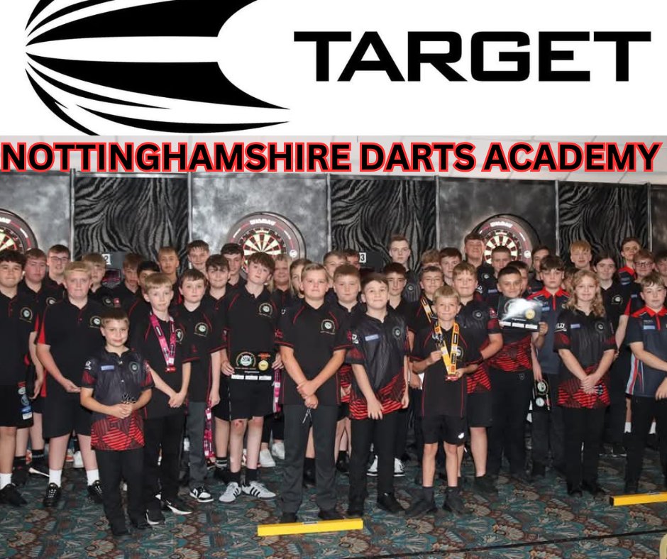 Nottsdarts180's tweet photo. Delighted Nottinghamshire Darts Academy Have signed a sponsorship deal with the largest hottest brand in Darts @TargetDarts
We can't wait to see how the leading Dart Academy in the UK develops further in 2025 π―π―π₯π₯π€ #stepbeyond #elitle1 #targetdarts https://t.co/KDNs6FkiYf