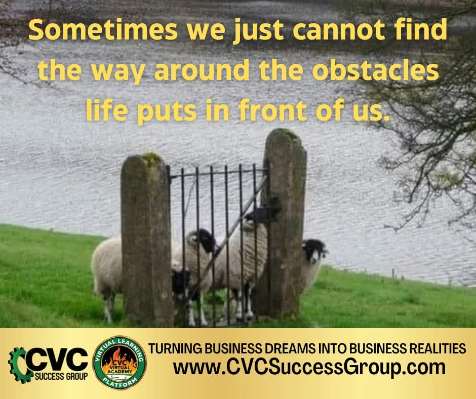 Often we are stopped in life by an obstacle that has been placed in our path, one simply has to conceive the course of action required to move past these obstacles. #courseofaction #obstacle #findthesolutions