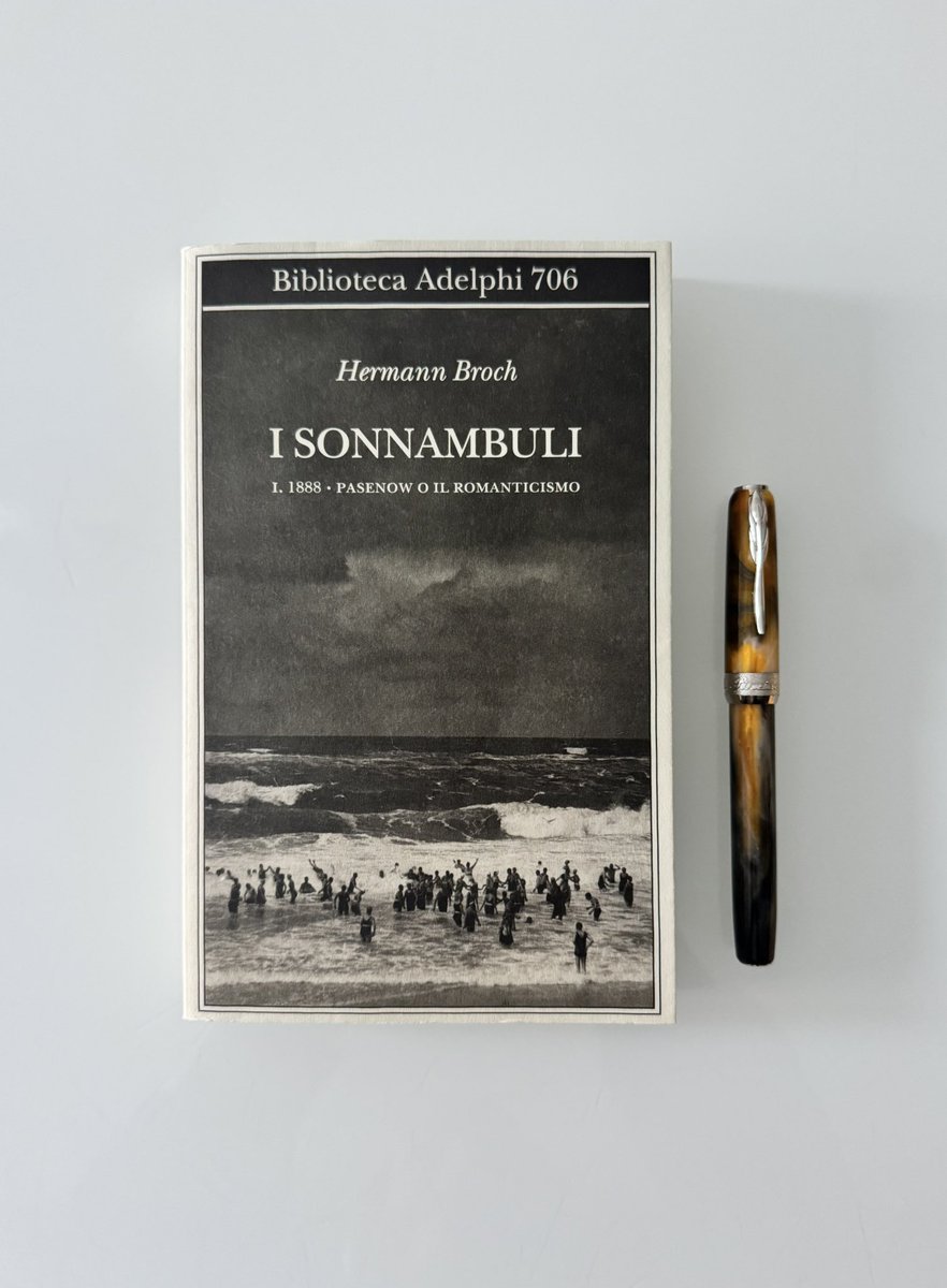 lettorediore's tweet image. “Joachim non vedeva le rughe sottili e un po' insulse sulla fronte di lei, forse perché era troppo vicino per distinguerle, forse perché ogni vedere si disfaceva in un sentire.” @adelphiedizioni #ISonnambuli #HermannBroch #Adelphi