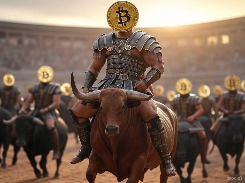 btciusmaximus's tweet photo. The bulls are coming! https://t.co/jenE8q0L8Q